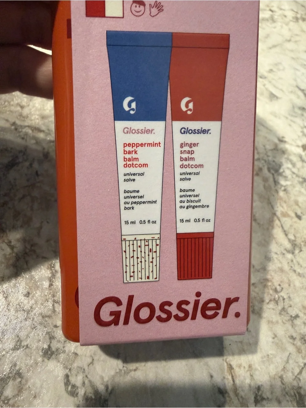 NIB Glossier Sugar + Spice Balm Dotcom Duo